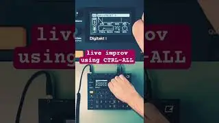 With #digitakt II, improv is as simple as using CTRL-ALL. To active, just hold down the TRK button.