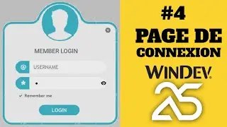 Windev Design : Page de connexion #4