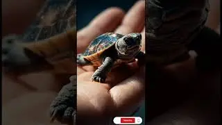 Tiny Cosmic Turtle in My Hand 🌌🐢 | A Galaxy in a Shell!