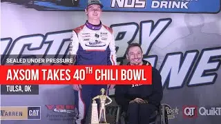 Под давлением: Аксом одержал 40-ю победу на национальном чемпионате Chili Bowl.
