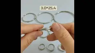 Scrapbook lock rings book ring Bello Craft