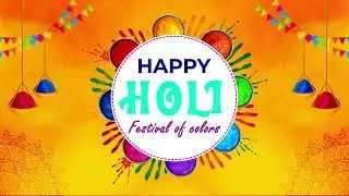 Holi 2025 motion graphics|Holi 2025 After effects|Happy Holi 2025