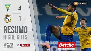 Resumo: Estoril 4-1 Alverca (Liga 25/26 #16)