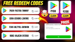 100% Free Redeem Code For Google Playstore At ₹0/- | How To Get Free Redeem Codes | Free Redeem Code