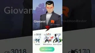 Giovanni with 18000 Cp Sw Palkia & Rhyperior vs Shiny Fusion Tao Trio (Pokemon GO)