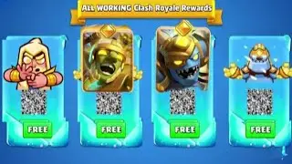 All working Clash royale free rewards emote 🤩 (2025,2026) 🥳
