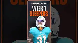 3 SLEEPERS You Need To Add Ahead of Week 1 in the NFL!  #shorts