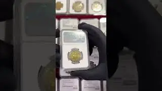 5 ГРИВЕНЬ 2001 РІК &laquo;10-РІЧЧЯ ЗБРОЙНИХ СИЛ УКРАЇНИ&raquo; СЛАБ NGC MS67