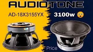 Audiotone ad-18X3155YX speaker price and ditals / 18 inch 3100 watt speaker review