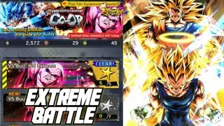 Dragonball Legends New Hyperdimensional Co-op Vs Kid Buu Extreme Battle Gameplay | DB Legends CO-Op