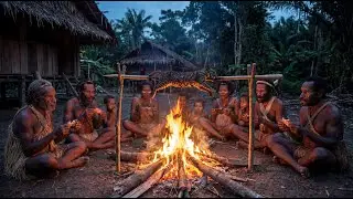 Survival in the Jungle: The Korowai Tribe's Respectful Hunt for the Leopard Cat