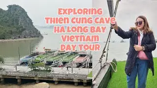 Vietnam Travel / Exploring Thien Cung Cave Ha Long Bay Vietnam Day Tour