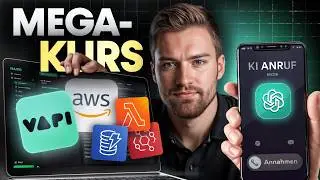 KI-Telefonassistent MEGA-KURS - Vom Anf&auml;nger zum KI-Telefonist PROFI in 90min (Voice Agents Deutsch)