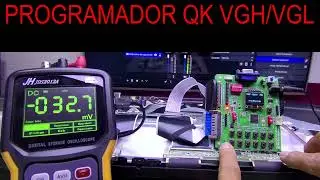 Soluci&oacute;n a Smart Tv Sharp usando QK VGH VGL. Clase 0 programadores VGH VGL