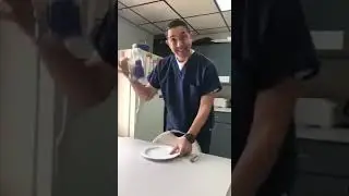 Hand sanitizer is flammable. Can produce fire