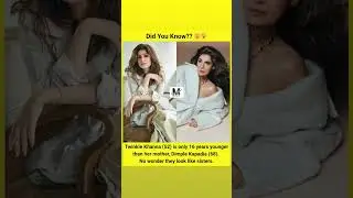 Twinkle Khanna & Dimple Kapadia: Age Gap Revealed##bollywood 🤯🤯🤯