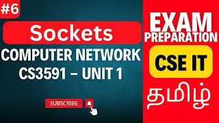 Introduction to Sockets in Networking | CS3591 Unit 1 | IP, Port, Client-Server Explained