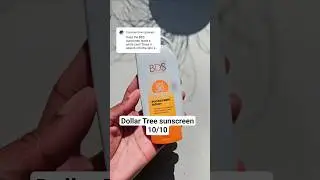 Солнцезащитный крем Dollar Tree #dollartree #dollartreefinds
