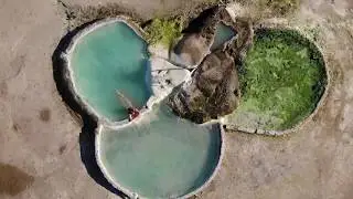 Hot mineral pool in Georgia