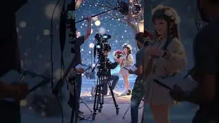Cinematic Love: Behind the Lens of a Perfect Kiss 🎬💖 Proposal #ValentinesDay #BehindTheScenes