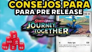 ✅ PRO TIPS para JUGAR UN PRELANZAMIENTO de CARTAS POKEMON TCG JOURNEY TOGETHER🎁