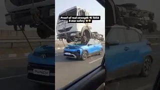 TATA PUNCH POWER 🦾🔥😱 #trending #viral #funny #comedy #trendingshorts #shorts #car #tatapunch #power