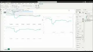Power BI line chart showing only last value label   Made with Clipchamp