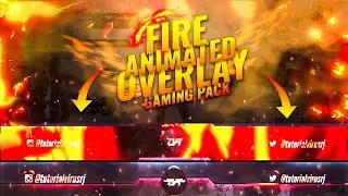 HOW TO MAKE FIRE ANIMATED GAMING OVERLAY FOR BGMI | PUBG MOBILE | FREE FIRE | COD  | APEX MOBILE