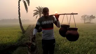 বাবু ভাইয়ের খেজুরের রস সংগ্রহ ও গুড় তৈরির সম্পূর্ণ পদ্ধতি