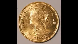 Chile 100 Pesos Large Gold Coin from Raleigh Gold Coin Dealers