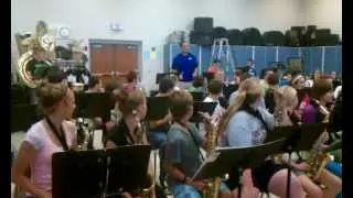 Big Dave visits the McComb High School Marching Band