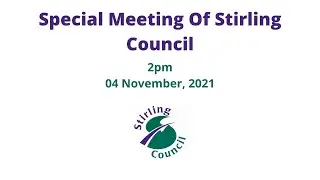Special Meeting of Stirling Council - 04-11-2021