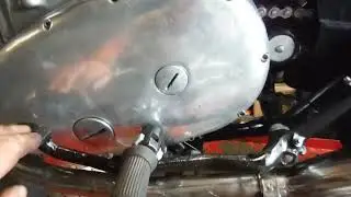 Norton 650 Unified Twin Prototype - Rear brake pedal modification done & discussed.