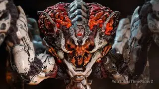 Doom 2016 &mdash; Финальный босс Паук-повелитель (Кошмар | Без урона) [4K]