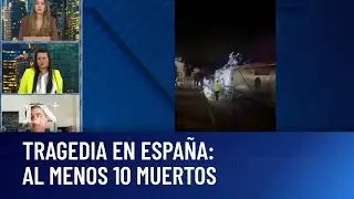 Tragedia en España: al menos 10 muertos