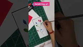 easy 😃colorfu  leaf 🍀 😃🎨 #ytshorts #shorts