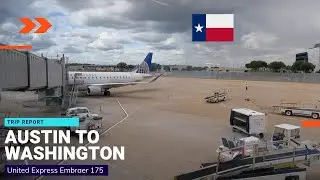 Trip Report | United Express | Austin Bergstrom - Washington Dulles | Embraer ERJ 175 | (ECONOMY)
