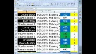 Microsoft Excel Lottery Picking Formula Explained ( 'Pick My Three')