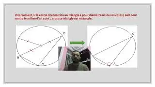 Triangle rectangle et cercle circonscrit