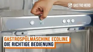Die Gastrospülmaschine Ecoline – Bedienung und Funktionen der Ecoline Modelle