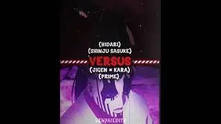 Hidari vs Jigen / Shinju Sasuke vs Jigen 🥶🔥 #anime #naruto #boruto #shorts