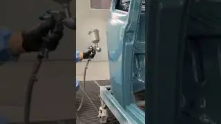 Pintando Fusca 1970 na cor Azul Real! #automobile #restaura&ccedil;&atilde;o #pintura #fusca