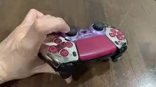 Dual sense 4 back button + tactile face button and tactile bumpers