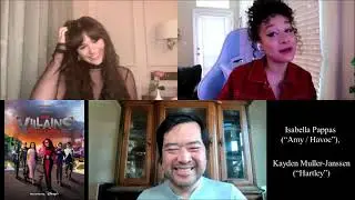 Isabella Pappas and Kayden Muller Janssen Interview for S2 of Disney's The Villains of Valley View