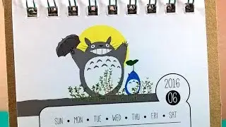 Totoro Ghibli Table Calendar 2016 Review