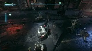 BATMAN: ARKHAM KNIGHT PS5 .... Cops Batman Law and order Extreme  #KnightFights #BatinBlacknRed