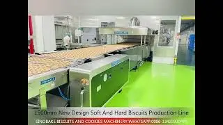 SINOBAKE New Design Soft Hard Biscuits Production Line intelligent Production Line
