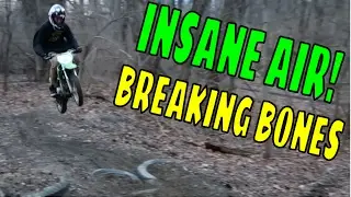 RIPPING PIT BIKES WITH MY BROS! SENT IT!