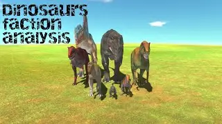 Dinosaurs faction analysis part 1 |Animal Revolt Battle Simulator