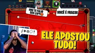 O GRINGO ME HUMILHOU?!? ELE APOSTOU *TODAS* AS FICHAS E NO FINAL ACONTECEU ISSO 😂 8 BALL POOL